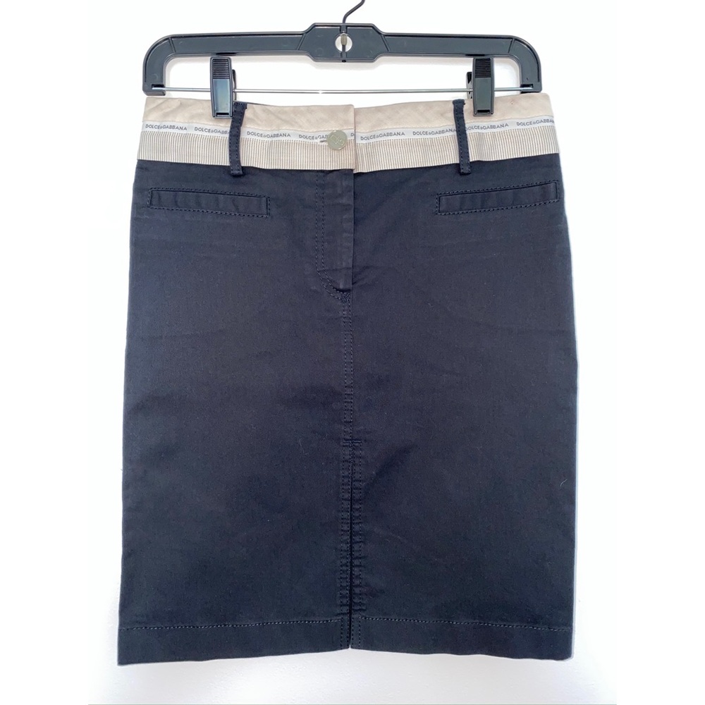 Dolce&Gabbana Front Desk Slit Skirt